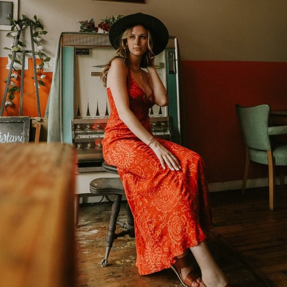 Free People Dresses & Skirts - Free People Mystical Mindset Printed Maxi